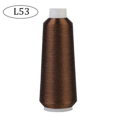 LMDZ 3300M Bright Silk Zelta diegs Datora izšūšana Krustdūriens Zīda diegs DIY Rokas izšūšanas rokasgrāmata Zelta un sudraba diegi