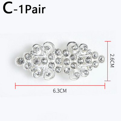 Retro Rhinestone piespraudes Sieviešu jaka džemperis Blūze Šalle Saspraudes Krekls Apkakle Ziedu Raksts Pīļu Saspraudes Aizdares