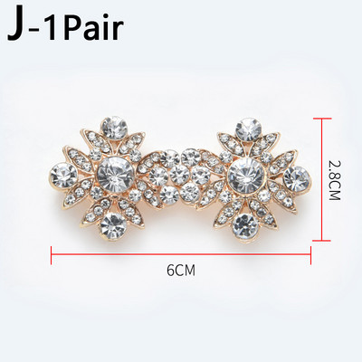 Retro Rhinestone piespraudes Sieviešu jaka džemperis Blūze Šalle Saspraudes Krekls Apkakle Ziedu Raksts Pīļu Saspraudes Aizdares