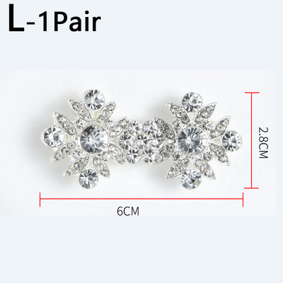 Retro Rhinestone piespraudes Sieviešu jaka džemperis Blūze Šalle Saspraudes Krekls Apkakle Ziedu Raksts Pīļu Saspraudes Aizdares