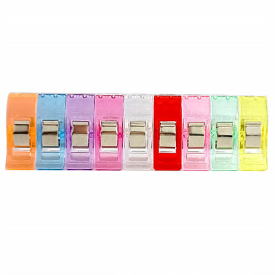 50 de bucăți cleme de cusut cleme de plastic matlasare crafting croșetat tricotat cleme de siguranță cleme de legare bricolaj accesorii de cusut instrumente