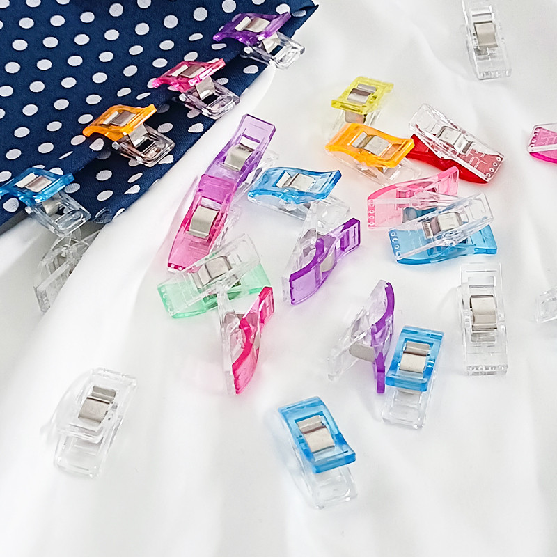 50 de bucăți cleme de cusut cleme de plastic matlasare crafting croșetat tricotat cleme de siguranță cleme de legare bricolaj accesorii de cusut instrumente