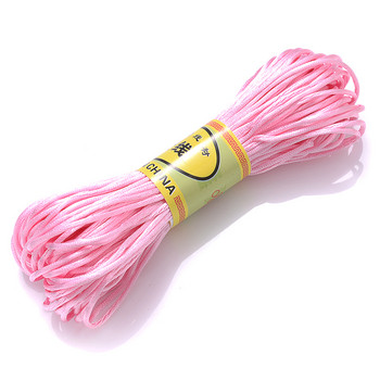 26 вида конец за кръстат бод 1,5 мм полиестерен шевен найлонов конец корейско ръчно тъкано въже за аксесоари за плетена гривна „направи си сам“ 20 м