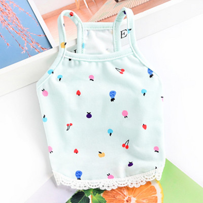 Καλοκαιρινά ρούχα για σκύλους για κατοικίδια Σκύλος για κουτάβι πουκάμισο γιλέκο γάτας Δαντέλα από τούλι Ρούχα για κατοικίδια Τσιουάουα Tshirt Puppy Γιλέκο Γιορκσάιρ Ρόπα Πέρρο