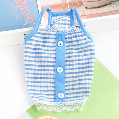 Καλοκαιρινά ρούχα για σκύλους για κατοικίδια Σκύλος για κουτάβι πουκάμισο γιλέκο γάτας Δαντέλα από τούλι Ρούχα για κατοικίδια Τσιουάουα Tshirt Puppy Γιλέκο Γιορκσάιρ Ρόπα Πέρρο