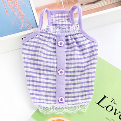 Καλοκαιρινά ρούχα για σκύλους για κατοικίδια Σκύλος για κουτάβι πουκάμισο γιλέκο γάτας Δαντέλα από τούλι Ρούχα για κατοικίδια Τσιουάουα Tshirt Puppy Γιλέκο Γιορκσάιρ Ρόπα Πέρρο