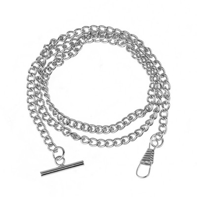 Vintage džepni sat Albert lanac Kaput Prsluk Traperice Dekorativni lanci Metalna spojnica s karikom s T šipkom Lobster kopča DIY odjevni dodatak