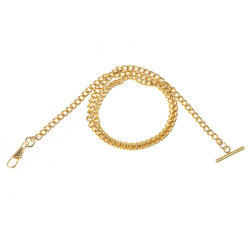 Vintage džepni sat Albert lanac Kaput Prsluk Traperice Dekorativni lanci Metalna spojnica s karikom s T šipkom Lobster kopča DIY odjevni dodatak