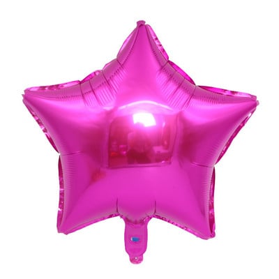 5db / tétel 18 hüvelykes horgos szív alakú ötágú csillag alumínium fólia lufi születésnapi parti valentin esküvői dekoráció
