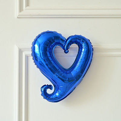 5db / tétel 18 hüvelykes horgos szív alakú ötágú csillag alumínium fólia lufi születésnapi parti valentin esküvői dekoráció