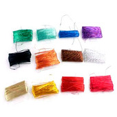 8 metri daudzkrāsaini krustdūriena zelta un sudraba pavedieni / krustdūriena izšūšanas diegi / pielāgotas krustdūriena diegu krāsas