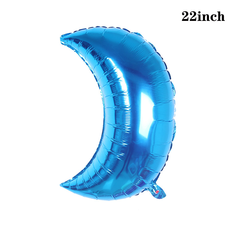 1\10gb 18\22 collu krāsaini pentagramma mēness folijas baloni kāzu svinību dzimšanas dienas ballītes rotājumi bērniem rotaļlietu bumbiņas bērnu duša