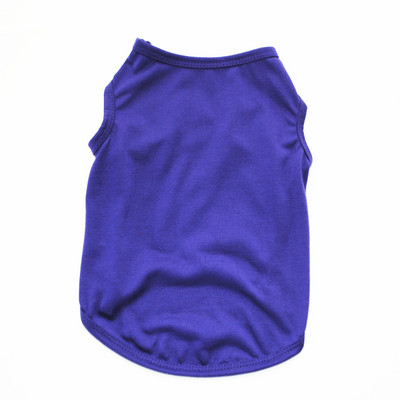 Nyári kutyaruhák egyszínű kutyamellény üres fenekű kölyök ing Puha ruhák kicsi, közepes kutyának Chihuahua Ropa Perro XS-XL