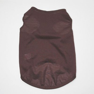 Nyári kutyaruhák egyszínű kutyamellény üres fenekű kölyök ing Puha ruhák kicsi, közepes kutyának Chihuahua Ropa Perro XS-XL