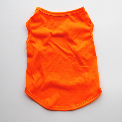 Nyári kutyaruhák egyszínű kutyamellény üres fenekű kölyök ing Puha ruhák kicsi, közepes kutyának Chihuahua Ropa Perro XS-XL