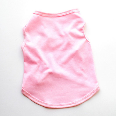 Nyári kutyaruhák egyszínű kutyamellény üres fenekű kölyök ing Puha ruhák kicsi, közepes kutyának Chihuahua Ropa Perro XS-XL