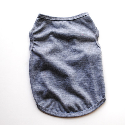 Nyári kutyaruhák egyszínű kutyamellény üres fenekű kölyök ing Puha ruhák kicsi, közepes kutyának Chihuahua Ropa Perro XS-XL