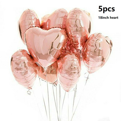 13tk romantiline pulm LOVE alumiiniumfooliumist õhupall südamekujuline roosa kuldroosa sõbrapäeva sünnipäevapeo kaunistus õhupallid
