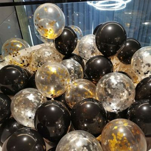 20 bucăți 12 inci baloane din latex din metal cromat, aur roz, argint, confeti, baloane cu heliu, pentru petrecerea de aniversare, pentru decorațiuni de nuntă.