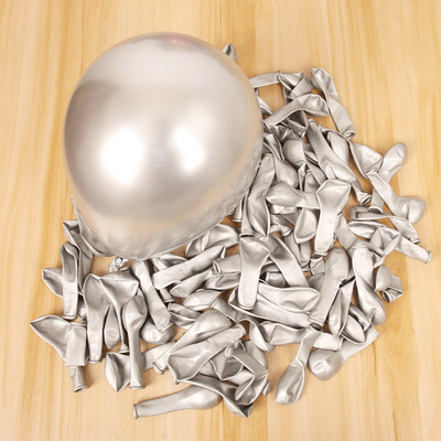 20 bucăți 12 inci baloane din latex din metal cromat, aur roz, argint, confeti, baloane cu heliu, pentru petrecerea de aniversare, pentru decorațiuni de nuntă.