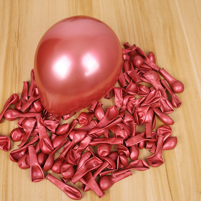 20 bucăți 12 inci baloane din latex din metal cromat, aur roz, argint, confeti, baloane cu heliu, pentru petrecerea de aniversare, pentru decorațiuni de nuntă.