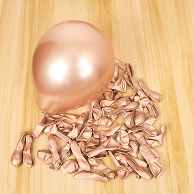 20 bucăți 12 inci baloane din latex din metal cromat, aur roz, argint, confeti, baloane cu heliu, pentru petrecerea de aniversare, pentru decorațiuni de nuntă.