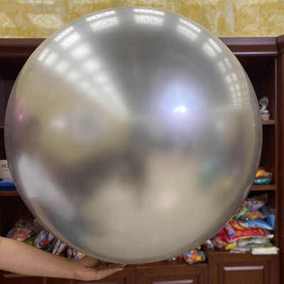 36 inčni golemi kromirani metalni lateks baloni 35 cm papirnati ukrasi s resicama Ukrasi za vjenčanje i rođendane Dječje igračke