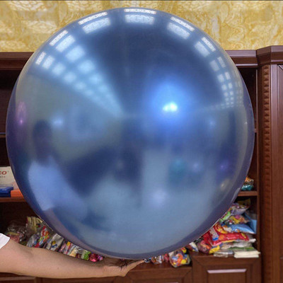 36 inčni golemi kromirani metalni lateks baloni 35 cm papirnati ukrasi s resicama Ukrasi za vjenčanje i rođendane Dječje igračke