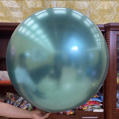 36 inčni golemi kromirani metalni lateks baloni 35 cm papirnati ukrasi s resicama Ukrasi za vjenčanje i rođendane Dječje igračke