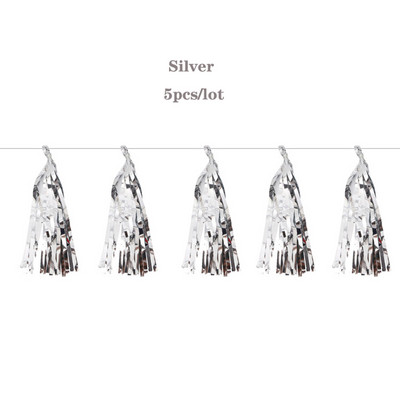 36 inčni golemi kromirani metalni lateks baloni 35 cm papirnati ukrasi s resicama Ukrasi za vjenčanje i rođendane Dječje igračke