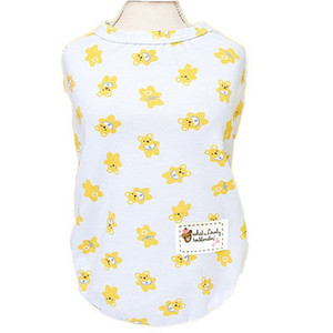 Citronu raksta suņu veste krekls mājdzīvnieku apģērbs vasaras suņu krekls pulovers kucēnu apģērbs bez piedurknēm suņa kapuces veste maziem suņiem XXL