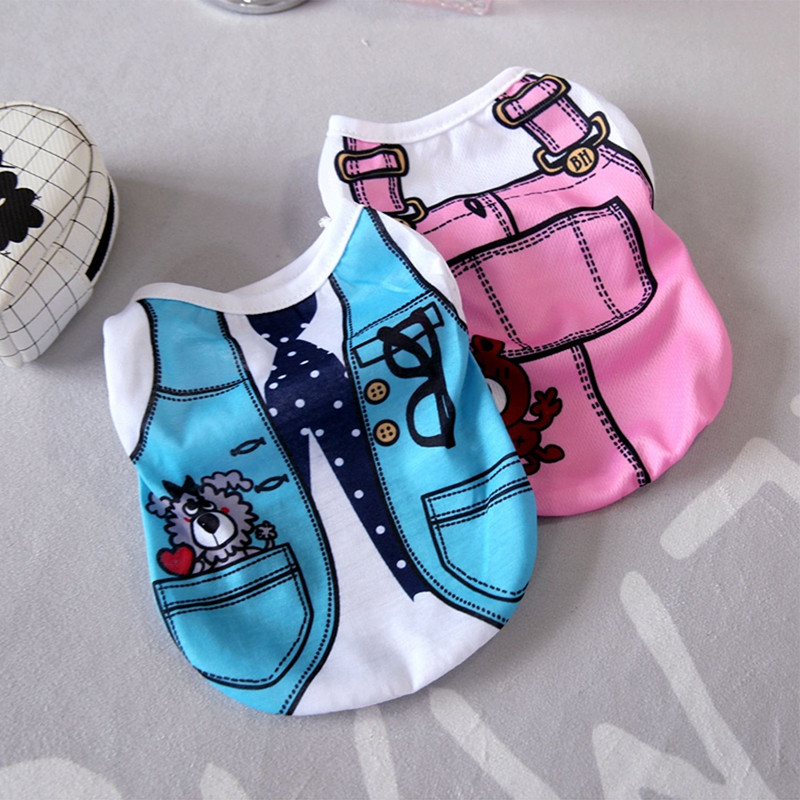 Odavad koeravest Suvine lemmikloomakoera riided koertele Kassivesti särk Kutsika riietus koertele Kostüüm Samll Keskmised Koerariided Chihuahua