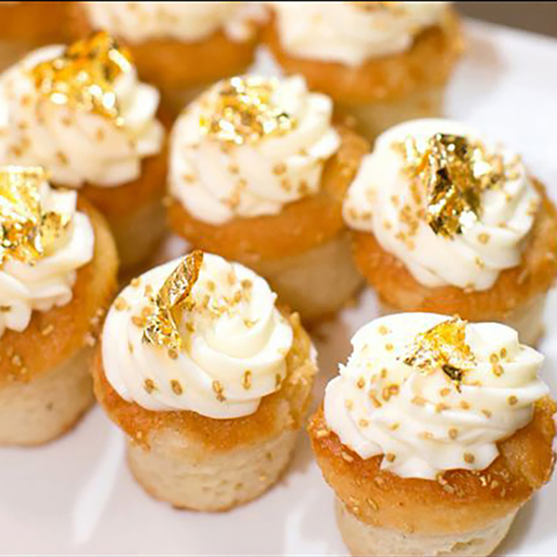 2/3g Cel mai bun nivel alimentar, frunze de aur autentice de 24K, fulgi de Schabin, decorare pentru tort pentru ciocolată DIY, nuntă, petrecere de aniversare, instrumente de coacere