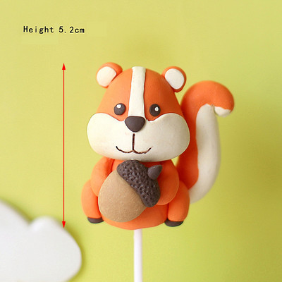 Jaunais dzīvnieks tīģeris lauva zilonis multfilma kūka Topper Forest džungļu safari cupcake dekors 1. dzimšanas dienas ballītei jaukas dāvanas