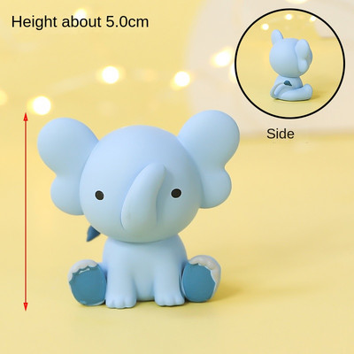 Jaunais dzīvnieks tīģeris lauva zilonis multfilma kūka Topper Forest džungļu safari cupcake dekors 1. dzimšanas dienas ballītei jaukas dāvanas