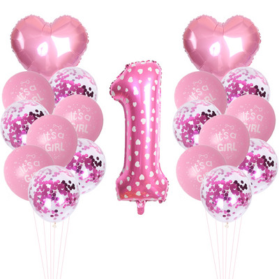 19gab 32 collu numuru balons zēniem un meitenēm daudz laimes dzimšanas dienas ballīšu dekorēšanas baloni Jubilejas bērnu dušas piederumi globos