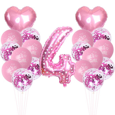 19gab 32 collu numuru balons zēniem un meitenēm daudz laimes dzimšanas dienas ballīšu dekorēšanas baloni Jubilejas bērnu dušas piederumi globos