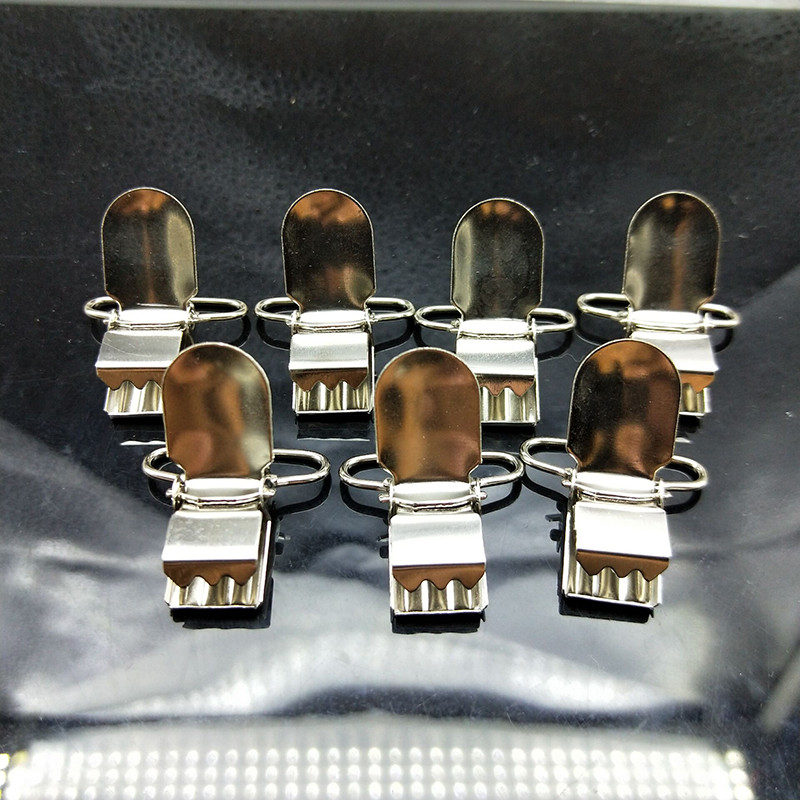 Metāla knupītis Suspender Clips Apģērbu saspraudes Craft priekš Krūšu klipšu Rotaļlietu turētājs Apģērbu Šūšanas Piederums 6 gab/partija