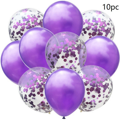 20gab / partija pērļu lateksa konfeti piepūšamo hēlija balonu festivāla dzimšanas dienas svinību dekorācijas bērniem bērnu dušas piederumi