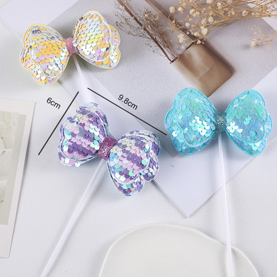 1 set de decorațiuni pentru tort cu tema sirenă, accesorii pentru petrecere pentru copii, pentru copii, decorațiuni pentru petrecerea de nuntă, cadouri drăguțe