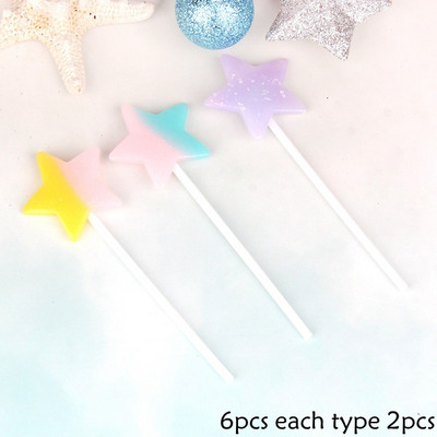 1 set de decorațiuni pentru tort cu tema sirenă, accesorii pentru petrecere pentru copii, pentru copii, decorațiuni pentru petrecerea de nuntă, cadouri drăguțe