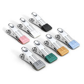 5TK klamber hõbedase tooniga turvaklambrid kirjatarbed riided riidepuu Suupisteriided õmblustarbed värskelt säilivad klambrid mitmeotstarbelised