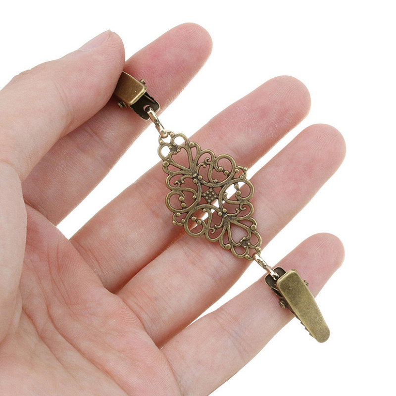 Retro jaciņa saspraudes stiprinājumi drēbēm drēbju šķipsnas Šalles saspraude Piespraude Sprādzes sprādzes turētājs Sieviešu kleita Rotaslietas Jauns