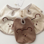 Naminių gyvūnėlių vasaros marškinėliai šunų madingi drabužiai ploni meškiuko megztiniai Pomeranian Bichon Bottom marškinėliai šuniukas namų drabužiai XS-XL