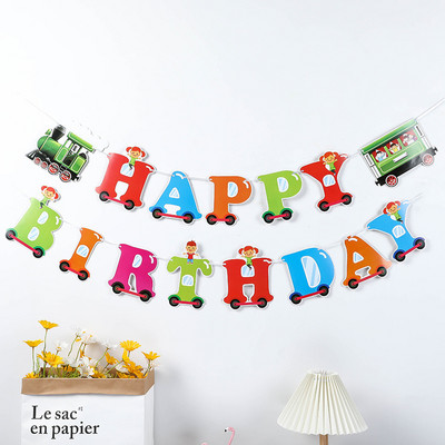 Daudzu tematisku ķekaru vītne Daudz laimes dzimšanas dienā Reklāmkarogs Bērnu duša Bērniem Meitenēm Zēniem 1. dzimšanas dienas ballīte Pieaugušajiem kāzu dekorācijas