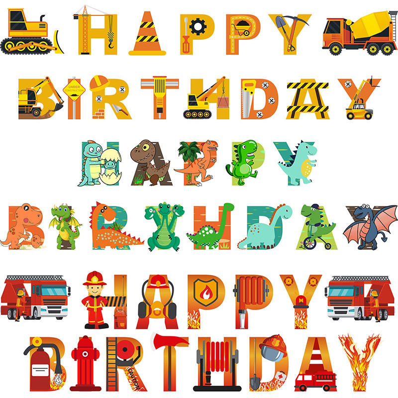 Daudzu tematisku ķekaru vītne Daudz laimes dzimšanas dienā Reklāmkarogs Bērnu duša Bērniem Meitenēm Zēniem 1. dzimšanas dienas ballīte Pieaugušajiem kāzu dekorācijas