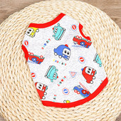 Nyári puha kutya mellény macska póló kiskutya kutyák ruhák aranyos kisállat ruhák rajzfilm kisállat ruhák alkalmi ing Kisállat Vestido Hot Sale