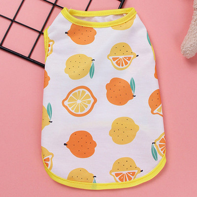 Nyári puha kutya mellény macska póló kiskutya kutyák ruhák aranyos kisállat ruhák rajzfilm kisállat ruhák alkalmi ing Kisállat Vestido Hot Sale