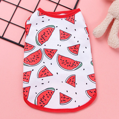 Nyári puha kutya mellény macska póló kiskutya kutyák ruhák aranyos kisállat ruhák rajzfilm kisállat ruhák alkalmi ing Kisállat Vestido Hot Sale