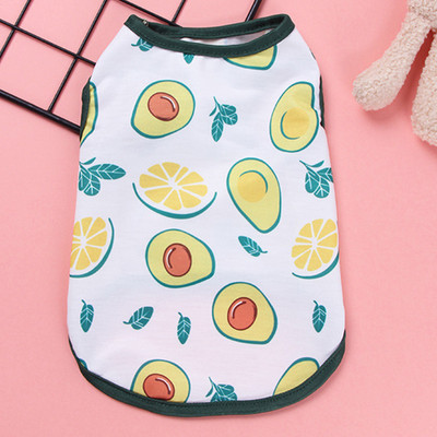 Nyári puha kutya mellény macska póló kiskutya kutyák ruhák aranyos kisállat ruhák rajzfilm kisállat ruhák alkalmi ing Kisállat Vestido Hot Sale